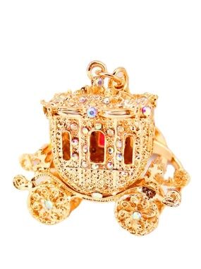 Gold Cinderella Keychain/ Bag Charm Carriage